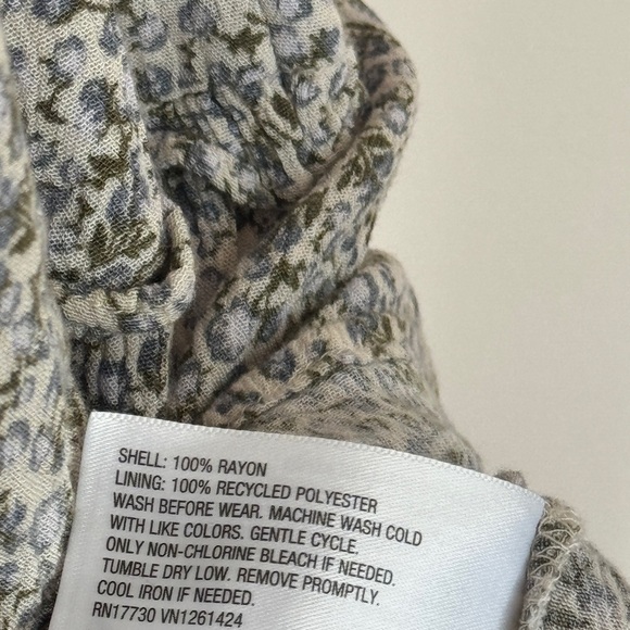 Floral Long Sleeve Dress - Gray from target - Picture 6 of 10